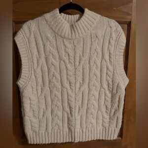 a new day Cable Knit Turtleneck Sweater - Cream
